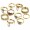 Pantha Knuckle Ring Set - 10 Pieces Gold
