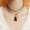 Classic Double layer Chocker Necklace - Black
