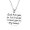 God Has You in His Hands Round Pendant - Silver