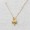 Ladies Vintage Palm Tree Pendant Necklace Jewelry - Gold