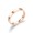 Cacana Durable Single Piece Engagement/Wedding Ring- Rose Gold
