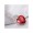 Fashion Zircon Heart Earring Necklace Jewelery Set - Red/Silver