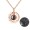 Fashion I Love You Projection Pendant Necklace - Rose Gold