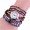 Luxury Multilayered Bracelet Watch - Multicolour