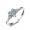 White Gold Engagement/Promise Ring - Silver