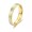 Cacana Stainless Steel Ring - Gold