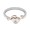 1 Piece Promise/Engagement Ring- Silver/Rose Gold
