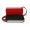 Portable Bluetooth Speaker with PU Leather Handle - Red