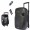 Rechargeable Bluetooth PA System with 2 Wireless Microphone - 12" Black