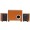 Triple Power C20 Wooden Multimedia USB Bluetooth Subwoofer - Brown/Black