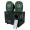 Benwell C3 Extra Bluetooth Speaker - Black/Green + Samsung 8GB USB 3.0 Flash Drive