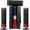Jerry Power JR-D3 Home Theatre System - Black/Red