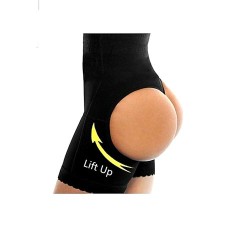 Hi-Waist Tummy Control Butt Lifter - Black