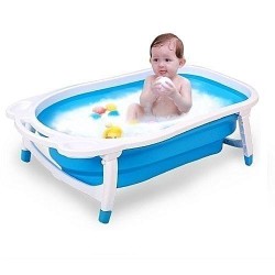 Baby Folding Bathtub - Blue