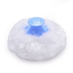 Soft Baby Powder Puff Sponge - White/Blue