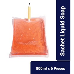 Sachet Liquid Soap - 800ml x 6