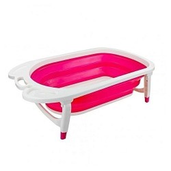 Foldable Baby Bathtub - Pink