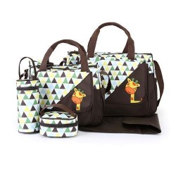Diaper Bag Confort Diaper Bag Set - 5 Pieces - Multicolour