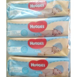 Huggies Pure Baby Wipes 4 in 1 - 224 Count