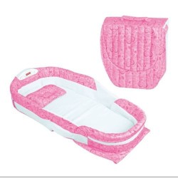 Separated Portable Baby Bed - Pink
