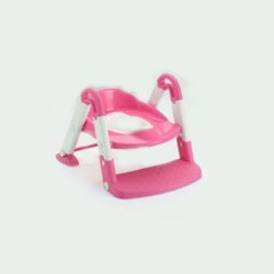 3-in-1 Portable Toilet Ladder - Pink