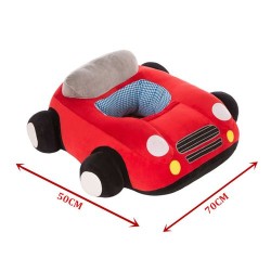 Baby Car Seat Sofa Sit Up Trainer - Red/Multicolour