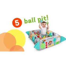 5in1 Activity Gym And Ball Pit - Multicolour
