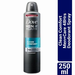 Dove Clean Comfort Men+Care 48Hrs Deodorant Spray - 250ml