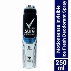Sure Motionsense Invisible Ice Fresh Deodorant Spray - 250ml