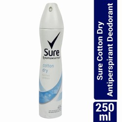 Sure Cotton Dry Antiperspirant Deodorant - 250ml