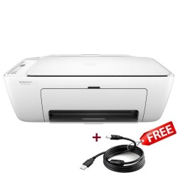 Hp Deskjet 2620 Wireless Scanner Copier Printer - White + Free USB Printer Cable