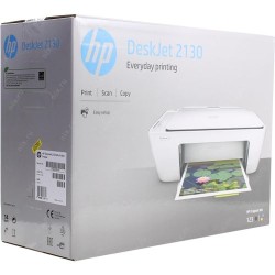 Hp Deskjet 2130 Scan Copy Printer - White + Free USB LED Lamp