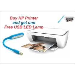 Hp Deskjet 2130 Scan Copy Printer - White + Free USB LED Light