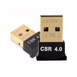 USB 4.0 Ultra-Mini Bluetooth CSR Dongle Adapter - Black