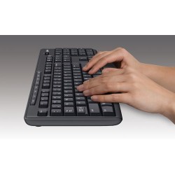 Logitech Wireless Keyboard & Mouse Combo - MK290 - Black