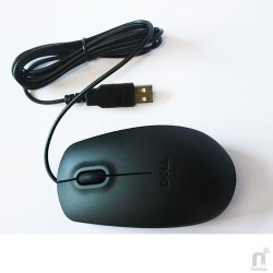 DELL MS111 Wired USB Optical Mouse - Black