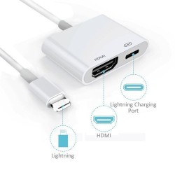 Ipad To HDMI Adapter For Lightning To Digital AV HDMI 4K USB Cable Connector 1080P HD Adapters For Iphone X 8/6S/Ipad Air