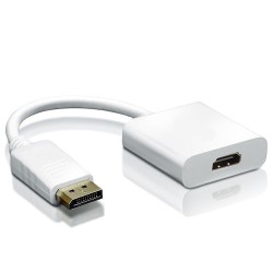 Nano DisplayPort DP to HDMI Male to Female Adapter Cable Converter