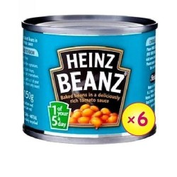 Heinz Baked Beans In Tomato Sauce - 150g X6