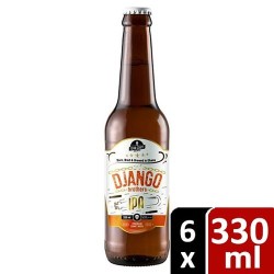 Django Brothers IPA (India Pale Ale) Premium Craft Beer - 330ml x 6 Bottles