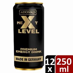 Adonko Bitters Next Level Energy Canned Drink - 250ml x 12cans