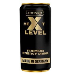 Adonko Bitters Next Level Energy Canned Drink - 250ml x 24cans